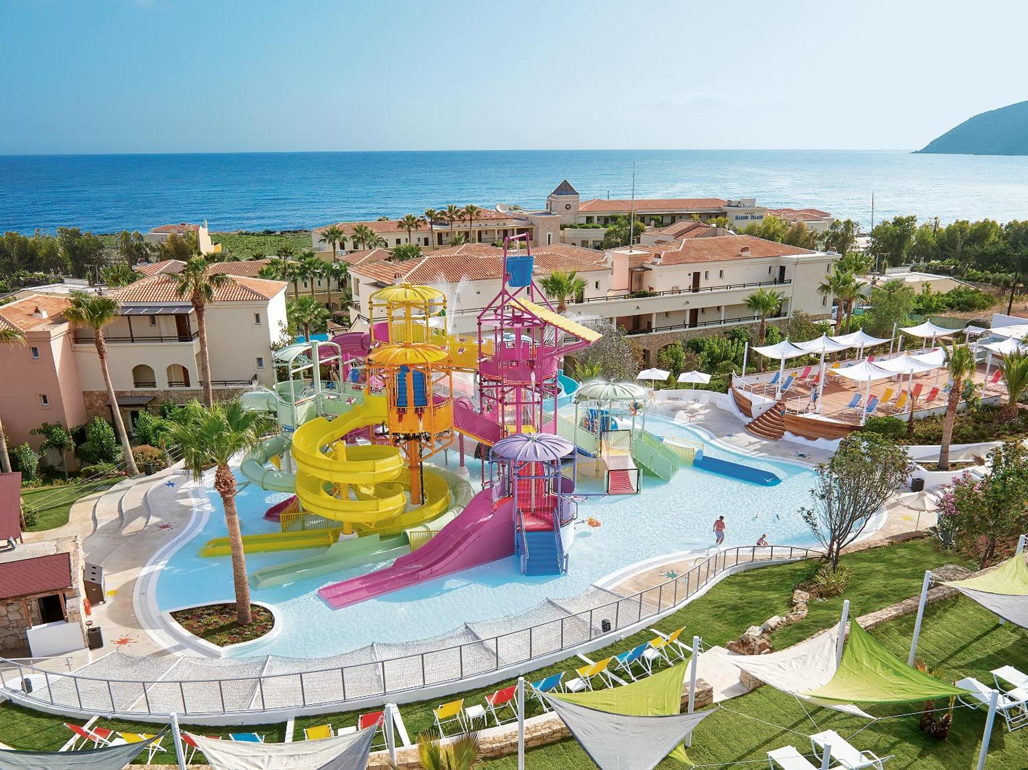 Grecotel Marine Palace & Aqua Park 罗希姆诺 外观 照片