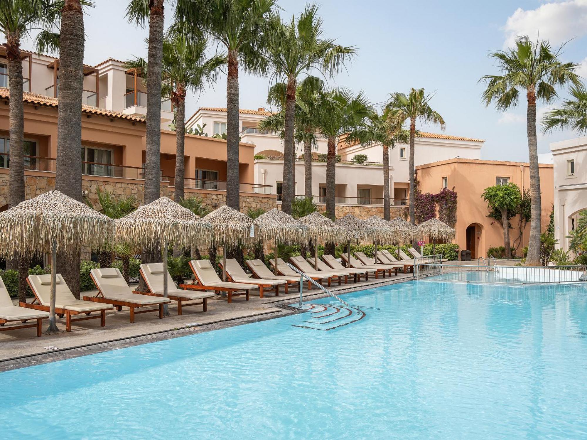 Grecotel Marine Palace & Aqua Park 罗希姆诺 外观 照片